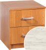 Éjjeliszekrény 2 fiók K-4022S - Fehér tölgy