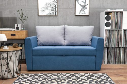 BLL-120-PS fotelágy ágyneműtartóval - Kék