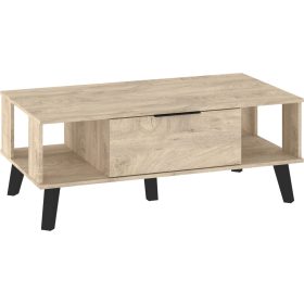 Sven nagy dohányzóasztal 2 ajtó - Endgrain tölgy