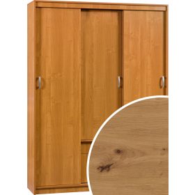   Aleksander 4 tolóajtós gardróbszekrény tükör nélkül - Artisan tölgy