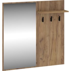 Boss előszobafal tükörrel - Arany tölgy