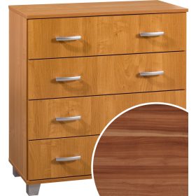 Komód 4 fiók KN-8044S - Wallis szilva