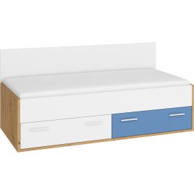 Hey ágykeret 205 - Artisan tölgy - Fehér - Kék