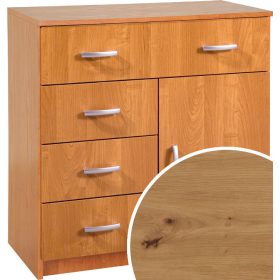 Komód 1 ajtó 4 fiók K-8044S1D - Artisan tölgy