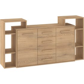 Rio komód 2 ajtó 4 fiók - Cremona tölgy