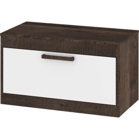   Maximus  TV-állvány 1 ajtó - Grange tölgy - Fényes fehér