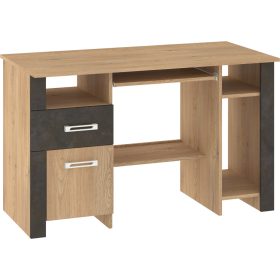   Hugo íróasztal 1 ajtó 1 fiók - Cremona tölgy - Granada barna