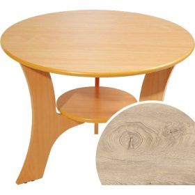 Ring 2D dohányzóasztal - Endgrain tölgy