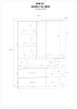 Pax 133 gardróbszekrény 4 ajtó 2 fiók - Endgrain tölgy - Fehér - Krém