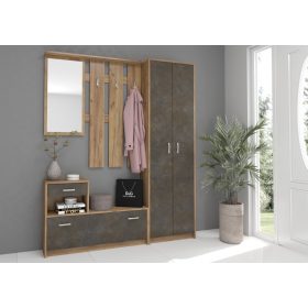 Előszoba bútor szett 1 - Arany tölgy - Granada barna