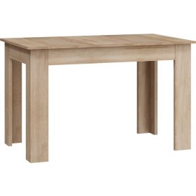 Étkezőasztal fix asztallappal - Világos Sonoma tölgy