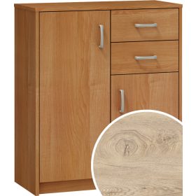 Komód 2 ajtó 2 fiók K1-2D-2S - Endgrain tölgy