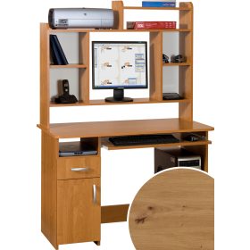 Kier Max számítógépasztal magasítóval - Artisan tölgy