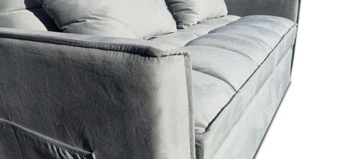Napster kanapéágy ágyneműtartóval - Szürke