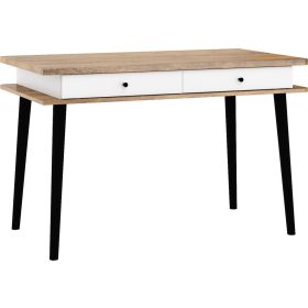 Dolce asztal kicsi - Burgundy tölgy - Fényes fehér