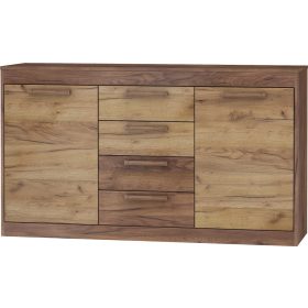   Maximus komód 2 ajtó 4 fiók - Tobacco tölgy - Arany tölgy