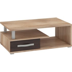   Angel dohányzóasztal - Világos Sonoma tölgy - Sötét Sonoma tölgy