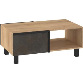   Lars dohányzóasztal 2 ajtó - Cremona tölgy - Granada barna