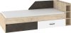 Pax 90P ágykeret 2 fiók jobbos - Endgrain tölgy - Fehér - Granada barna