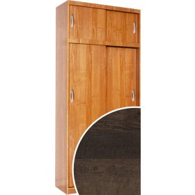   Aleksander 1 tolóajtós gardróbszekrény tükör nélkül - Grange tölgy