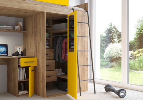 Verana galériaágy jobbos - Arany tölgy - Sárga