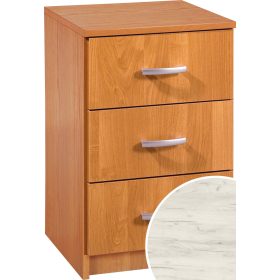 Komód 3 fiók K-4033S - Fehér tölgy