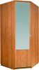 SZN sarok gardróbszekrény 1 ajtó tükörrel - Éger