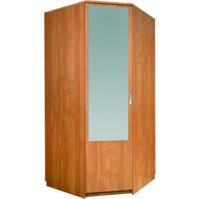 SZN sarok gardróbszekrény 1 ajtó tükörrel - Éger