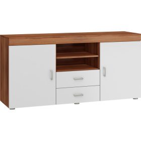 Mamba komód 2 ajtó 2 fiók - Wallis szilva - Fehér