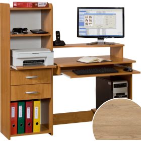 Saturn számítógépasztal - Cremona tölgy