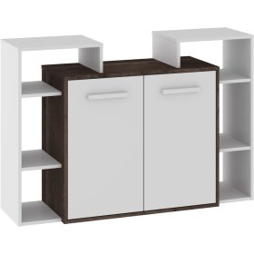 Rio komód 2 ajtó - Grange tölgy - Fehér