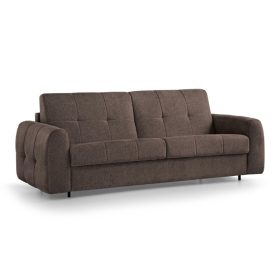 PER-PS kanapéágy ágyneműtartóval 210 cm - Barna