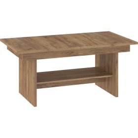   Dallas  emelhető és kihúzható dohányzóasztal - Arany tölgy