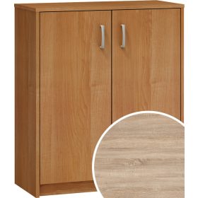 Komód 2 ajtó K1-2D - Világos Sonoma tölgy