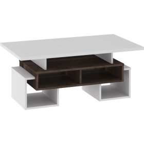 Rio dohányzóasztal S - Grange tölgy - Fehér