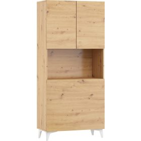   Megan 1 többfunkciós szekrény felhajtható asztallappal 3 ajtó - Artisan tölgy