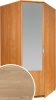 SZN sarok gardróbszekrény 1 ajtó tükörrel - Cremona tölgy