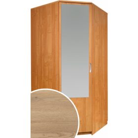   SZN sarok gardróbszekrény 1 ajtó tükörrel - Cremona tölgy
