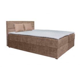 Aramis ágyneműtartós boxspring ágy 160x200 - Bézs