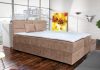 Aramis ágyneműtartós boxspring ágy 160x200 - Bézs