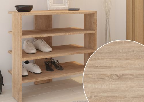 Aramis cipőspolc - Világos Sonoma tölgy