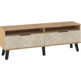 Sven TV-állvány 2 ajtó - Cremona tölgy - Granada mandula