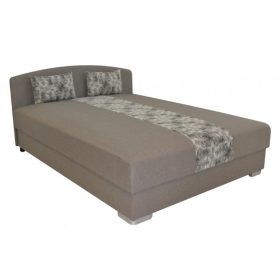 Mimi kárpitozott franciaágy 140x200 - Drapp - Cloud beige
