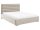 ST3 kárpitozott ágykeret 140x200 - Világos bézs