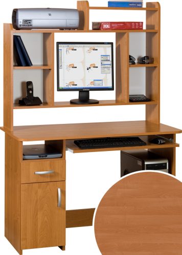 Kier Max számítógépasztal magasítóval - Éger