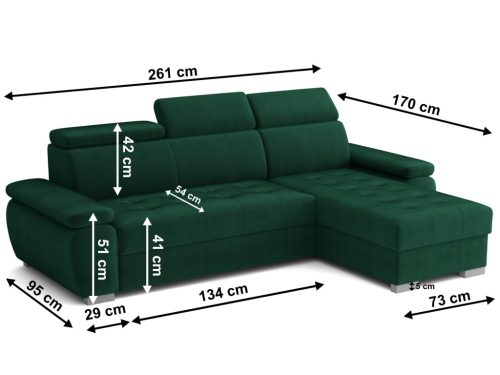 Santi sarokkanapé, jobbos