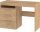 Maximus íróasztal 3 fiók - Cremona tölgy