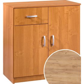 Komód 2 ajtó 1 fiók K-8041S2D - Arany tölgy