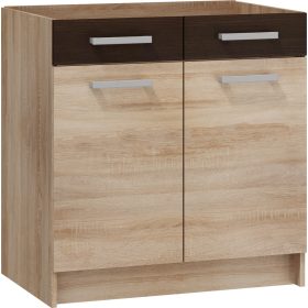   Polo S80Z alsó 80 cm széles 2-ajtós mosogatós konyhaszekrény elem