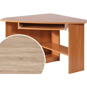   Caren sarok számítógépasztal jobbos - Világos Sonoma tölgy